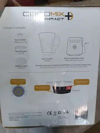 Robot Cocina Cecotec Cecomix Compact 1250W