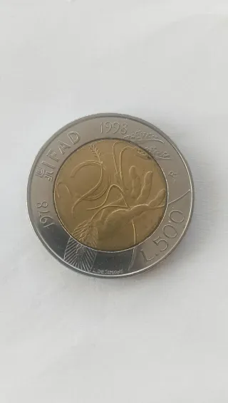 500 Lire IFAD 1998