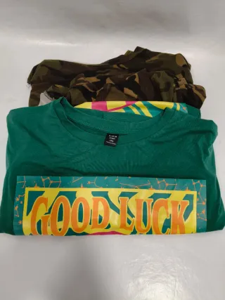 Lote 3 Camisetas SHEIN Mujer Manga Corta Talla XXX