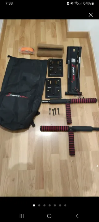 Lote Mancuernas y Barra Dominadas