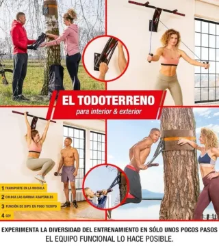 Lote Mancuernas y Barra Dominadas