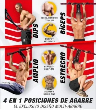 Lote Mancuernas y Barra Dominadas