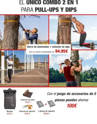 Lote Mancuernas y Barra Dominadas