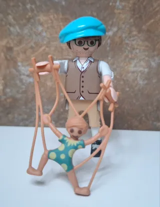 Playmobil custom artista callejero victoriano