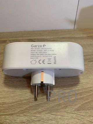 Enchufe Wifi doble inteligente Garza Smart