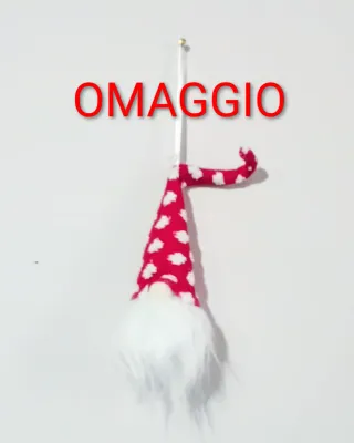 Gnomo Fermaporta Natalizio + omaggio