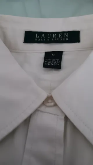 Camisa Lauren Ralph Lauren Blanca Talla M