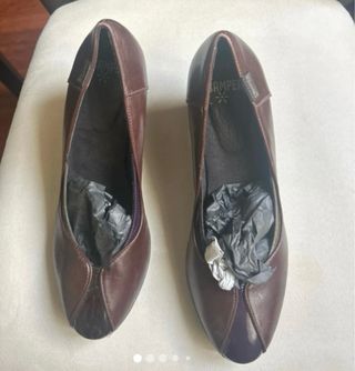 Tacones tala 37 de piel. Marca Camper