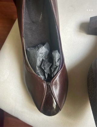 Tacones tala 37 de piel. Marca Camper