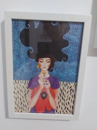 Set 3 Cuadros Decorativos Mujer