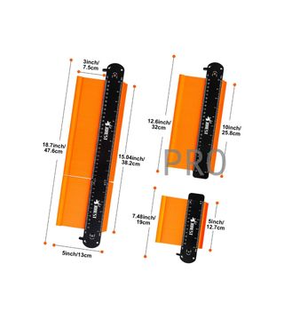 Medidor de Contornos (25+12cm) JOREST