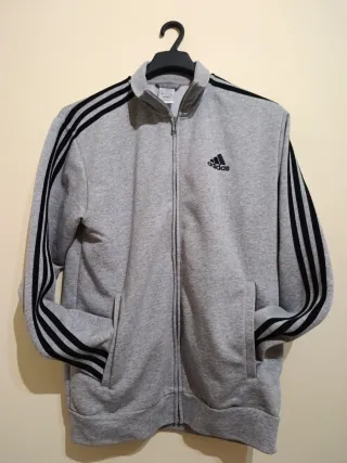 Chaqueta Sudadera Adidas Gris