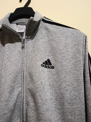 Chaqueta Sudadera Adidas Gris