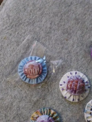 Imanes para nevera con edificios distintas ciudade