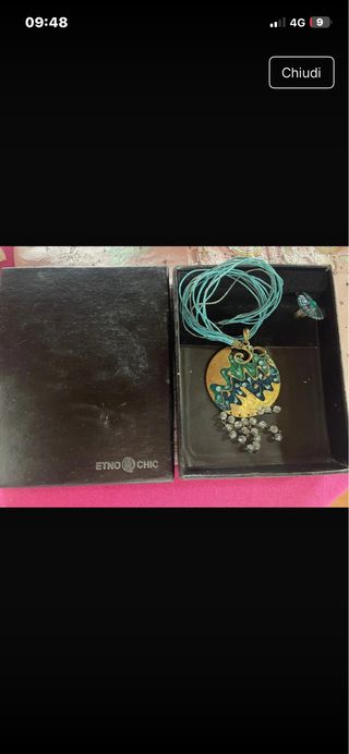 Parure Etno Chic collana e anello