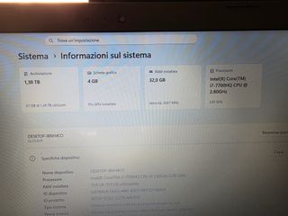ASUS ROG Gaming i7 - 32 GB ram NVME512 GTX 1050