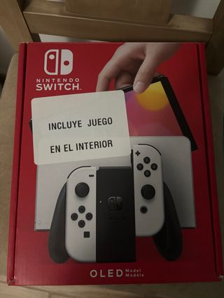 Nintendo Switch OLED con gioco incluso