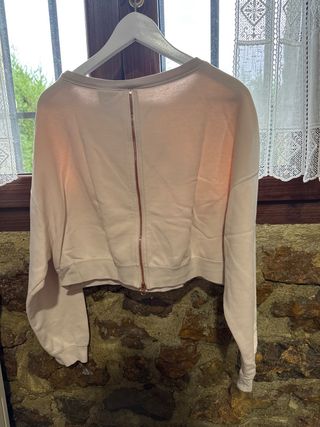 Sudadera Nike Air Crop Rosa