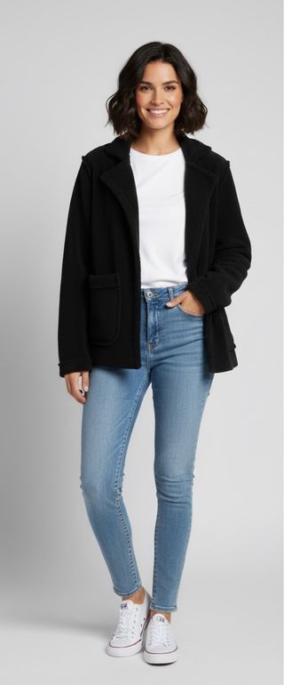 Chaqueta negra mujer