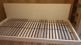 Regalo somier de madera blanco