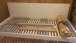 Regalo somier de madera blanco