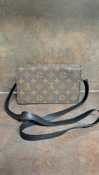 Bolso Louis Vuitton Vivian Piel Marrón y Negro