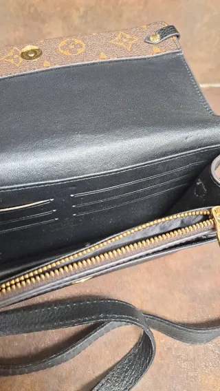 Bolso Louis Vuitton Vivian Piel Marrón y Negro