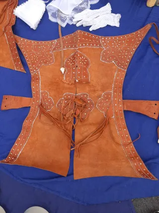 Zalones de niño de cuero