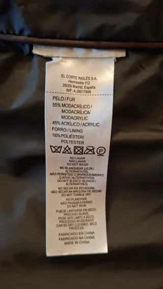 Abrigo Dustin Hombre