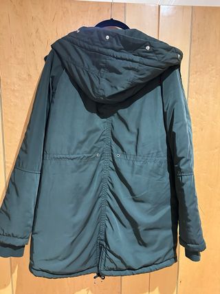 Chaquetón Bershka Verde Talla M