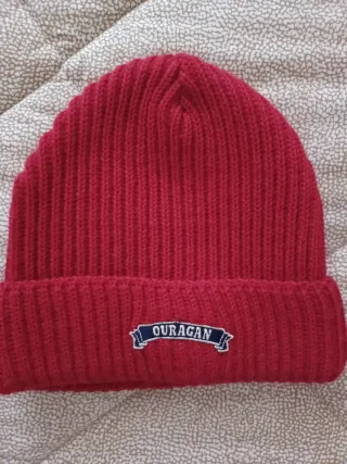 Cappello lana vintage rosso OURAGAN