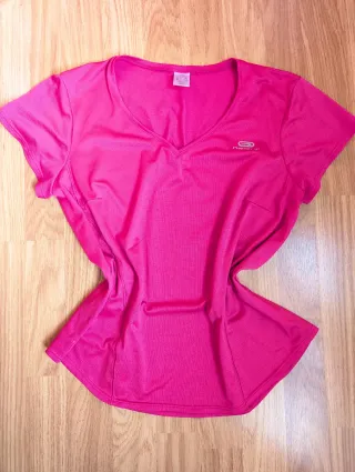 Camiseta deportiva rosa Kalenji