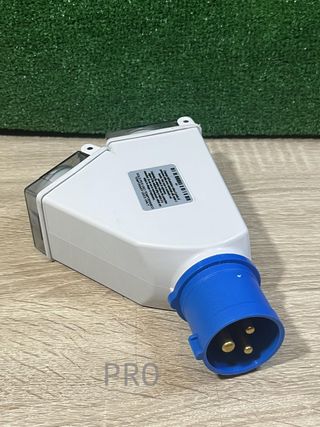 Adaptador Industrial Cetac-schuko WOLFPACK LINEA PROFESIONAL