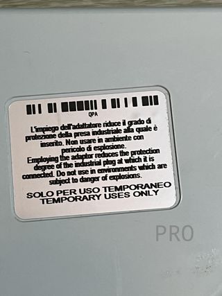 Adaptador Industrial Cetac-schuko WOLFPACK LINEA PROFESIONAL