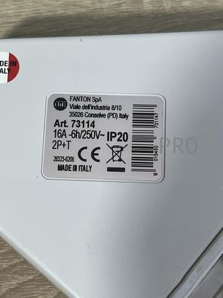 Adaptador Industrial Cetac-schuko WOLFPACK LINEA PROFESIONAL