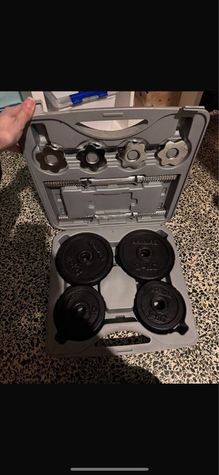 Maletín de Mancuernas Ajustables