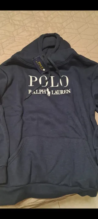 Sudadera Polo Ralph Lauren con capucha Azul Talla