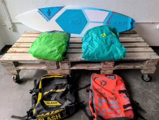 Equipo Kitesurf Naish y Duotone