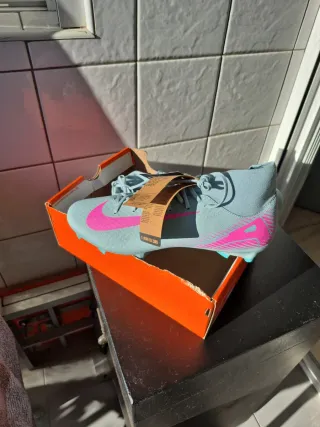 Nike ZM Superfly Botines Fútbol Azul/Rosa