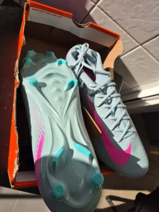 Nike ZM Superfly Botines Fútbol Azul/Rosa