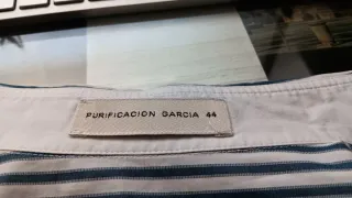 Camisa rayas azules mujer talla 44