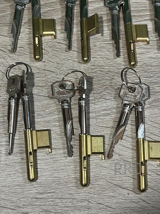 8 Pares de Llaves bloque/bloqueo Burg-Wächter