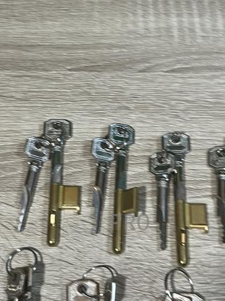 8 Pares de Llaves bloque/bloqueo Burg-Wächter