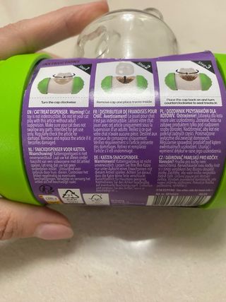 Dispenser per croccantini gatto/cane