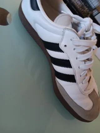 Adidas Samba Blancas y Negras Talla 42