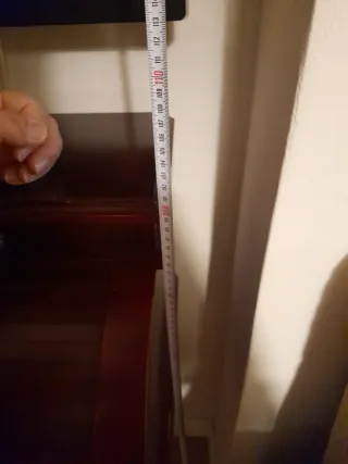 Scrivania mobile in legno con serranda