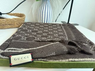 Pañuelo Gucci GG Beige/Marrón Original