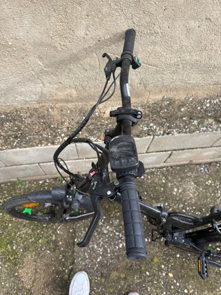 Bicicleta Eléctrica Plegable Negra