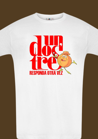 Camiseta Un, Dos, Tres