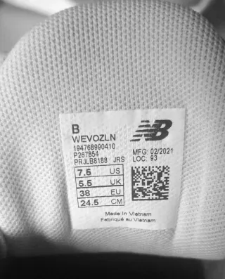 Zapatillas New Balance Fresh Foam EVOZ 38. Mujer